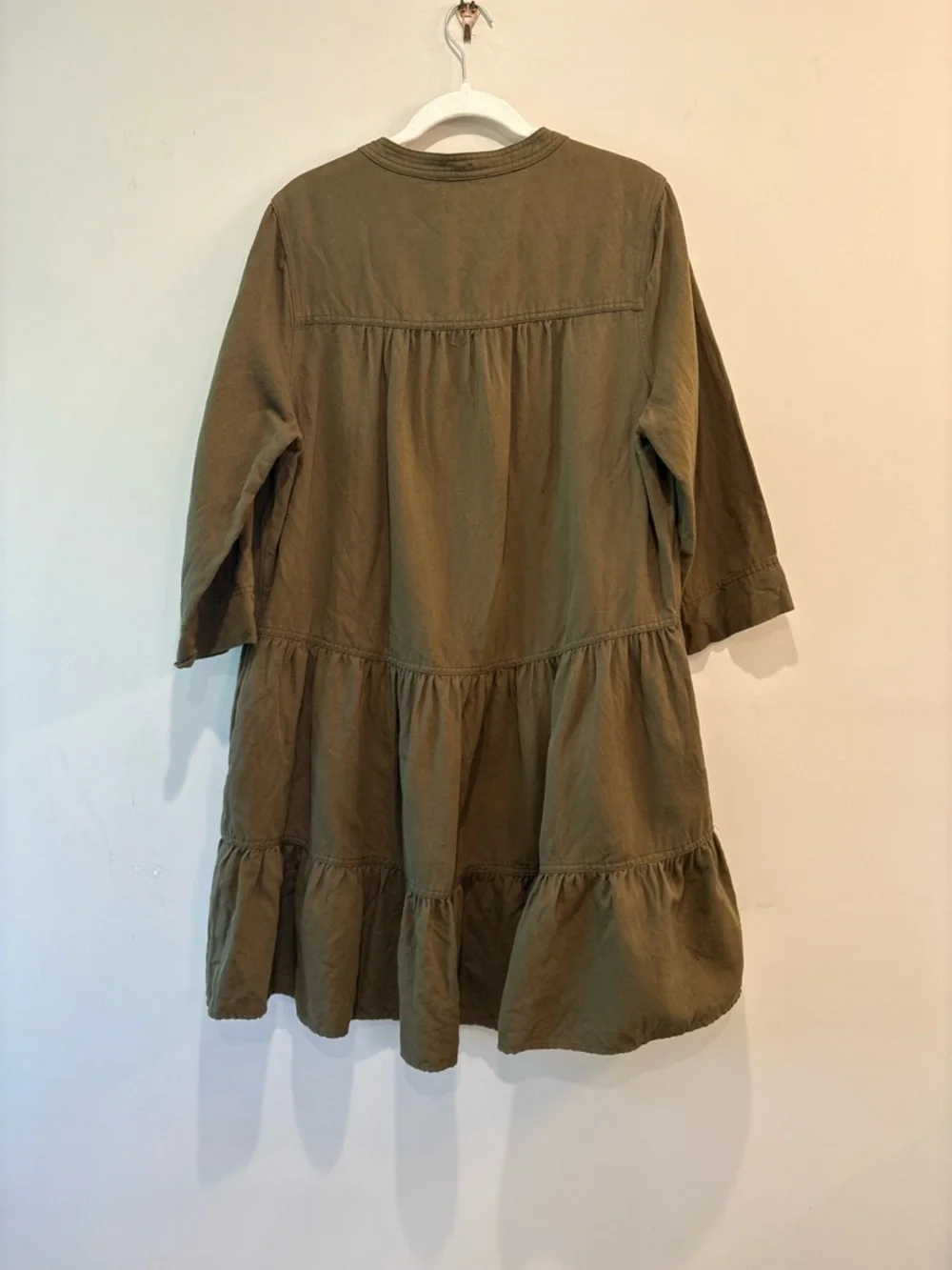 APIECE APART Olive Maurino Drop Waist Mini Dress - Picture 7 of 9
